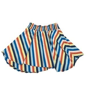 Tea Collection Girls Colorful Striped Skirt Size 8
